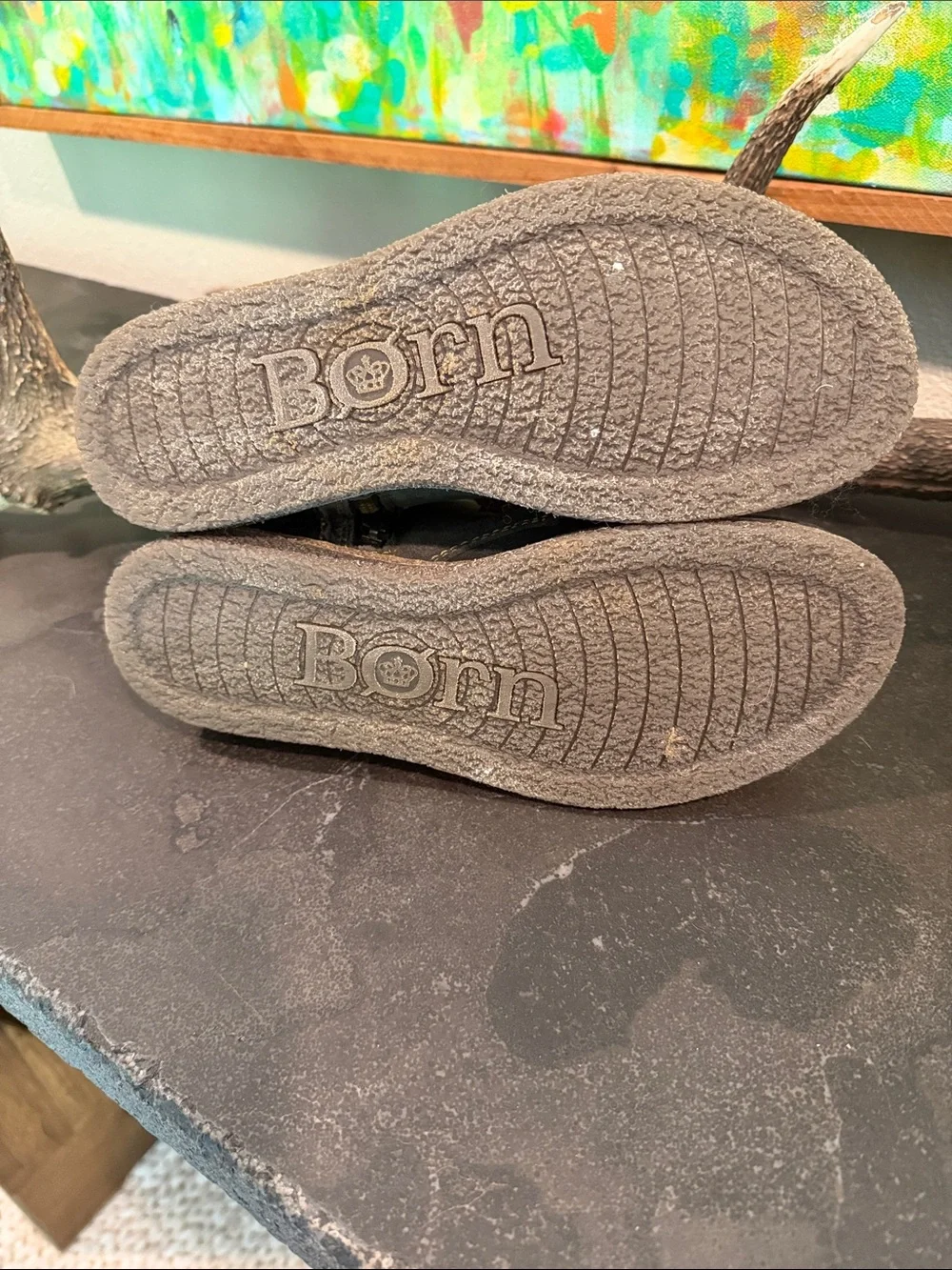 Born Suede Chukka Boots with Brown Laces